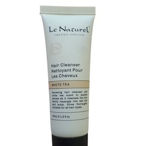 Le Naturel Shampoo 30ml Hair Cleanser - White Tea 1oz